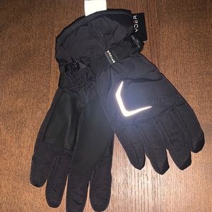 Spyder Padded Winter Gloves, Women’s S/M, Black